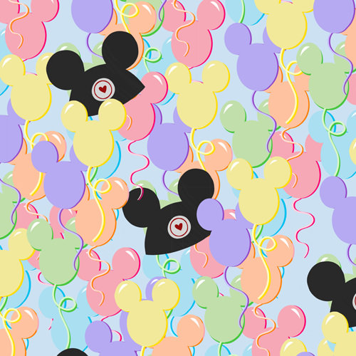 Pastel Mickey Ears Balloons Disney Inspired