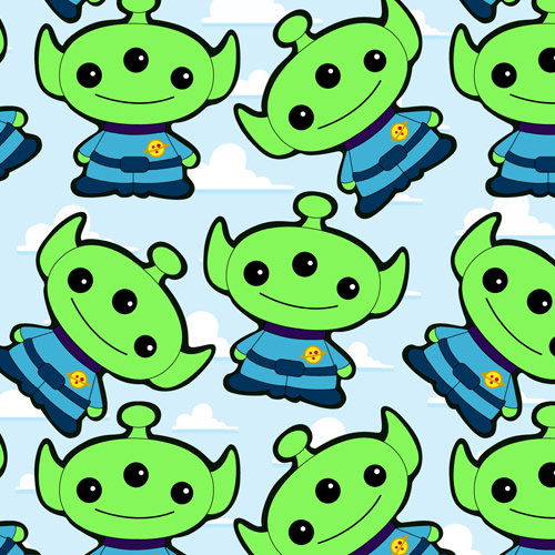 Little Green Aliens Toy Story Inspired