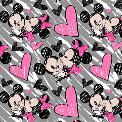 Mickey & Minnie Sketched