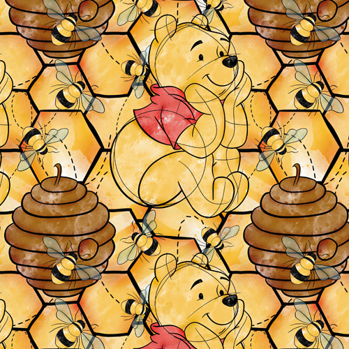 Sketched Pooh in the Honey Tree