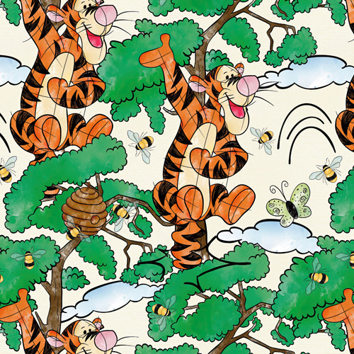 Sketched Tigger and the Honey Tree