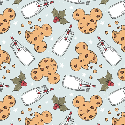 Christmas Milk and Mouse Cookies