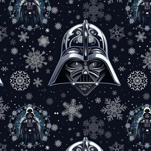 Vader Winter Holiday Christmas Snowflakes
