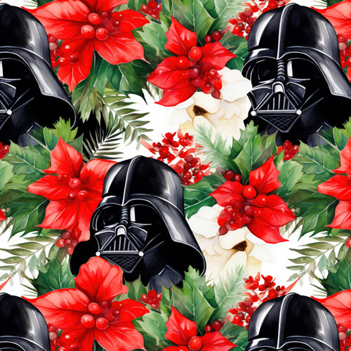 Vader Holiday Christmas Poinsettias