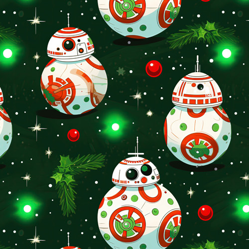 Little Rolling Christmas Droid