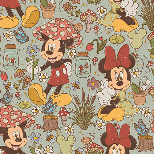 Cottagecore Mickey & Minnie