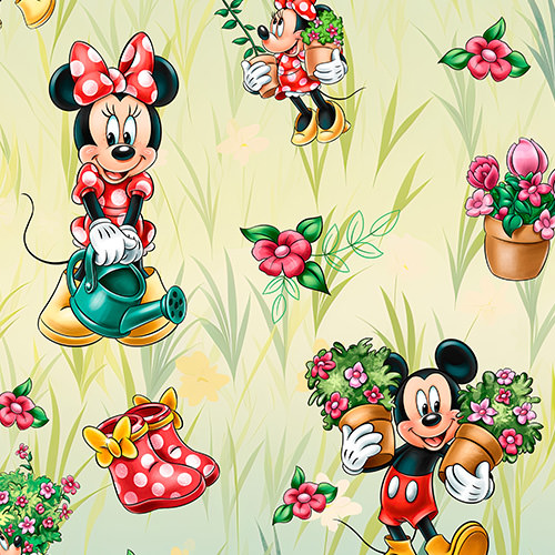 Gardener Mickey and Minnie