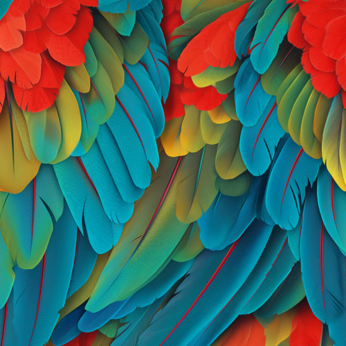 Animal Print - Macaw Parrot