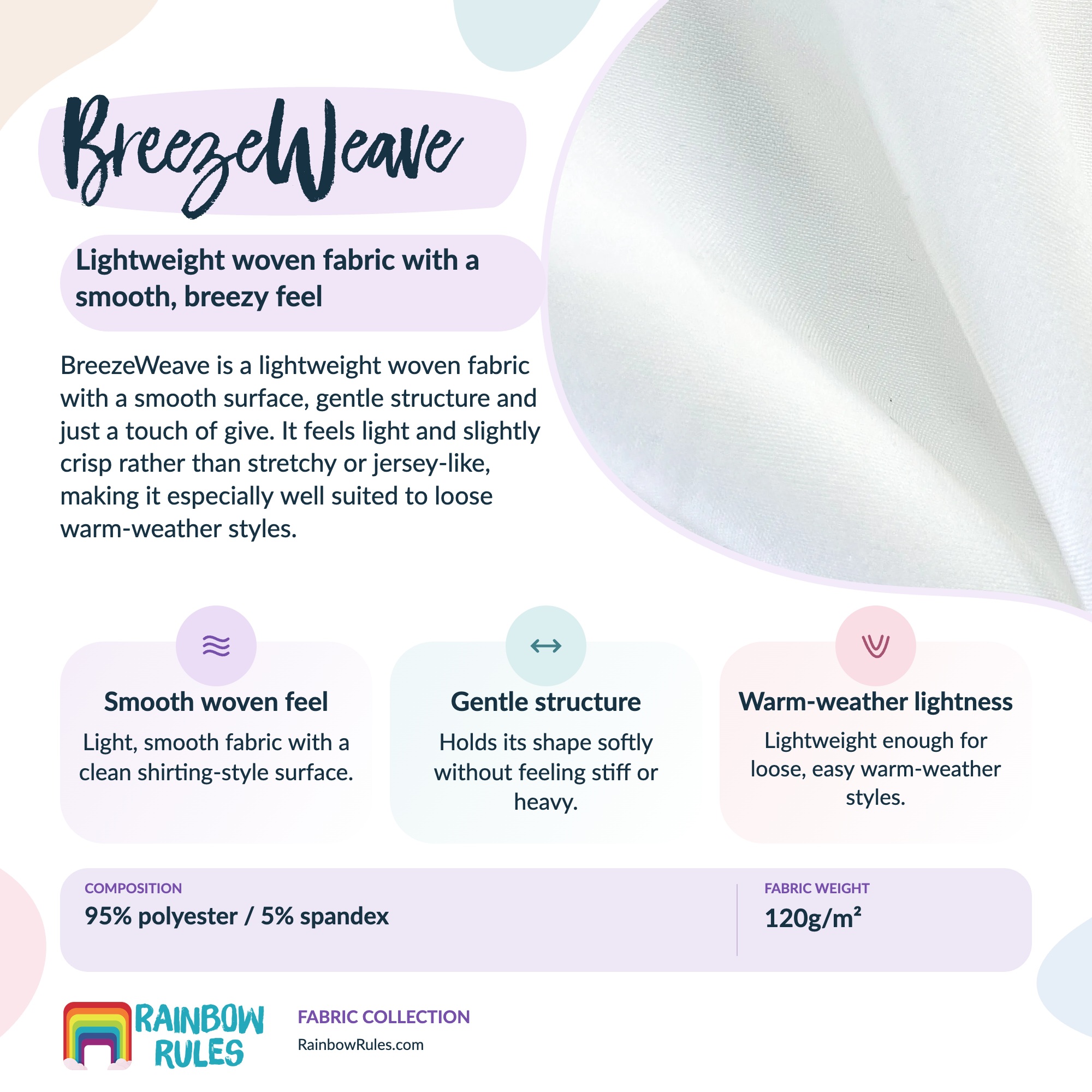 BreezeWeave fabric guide