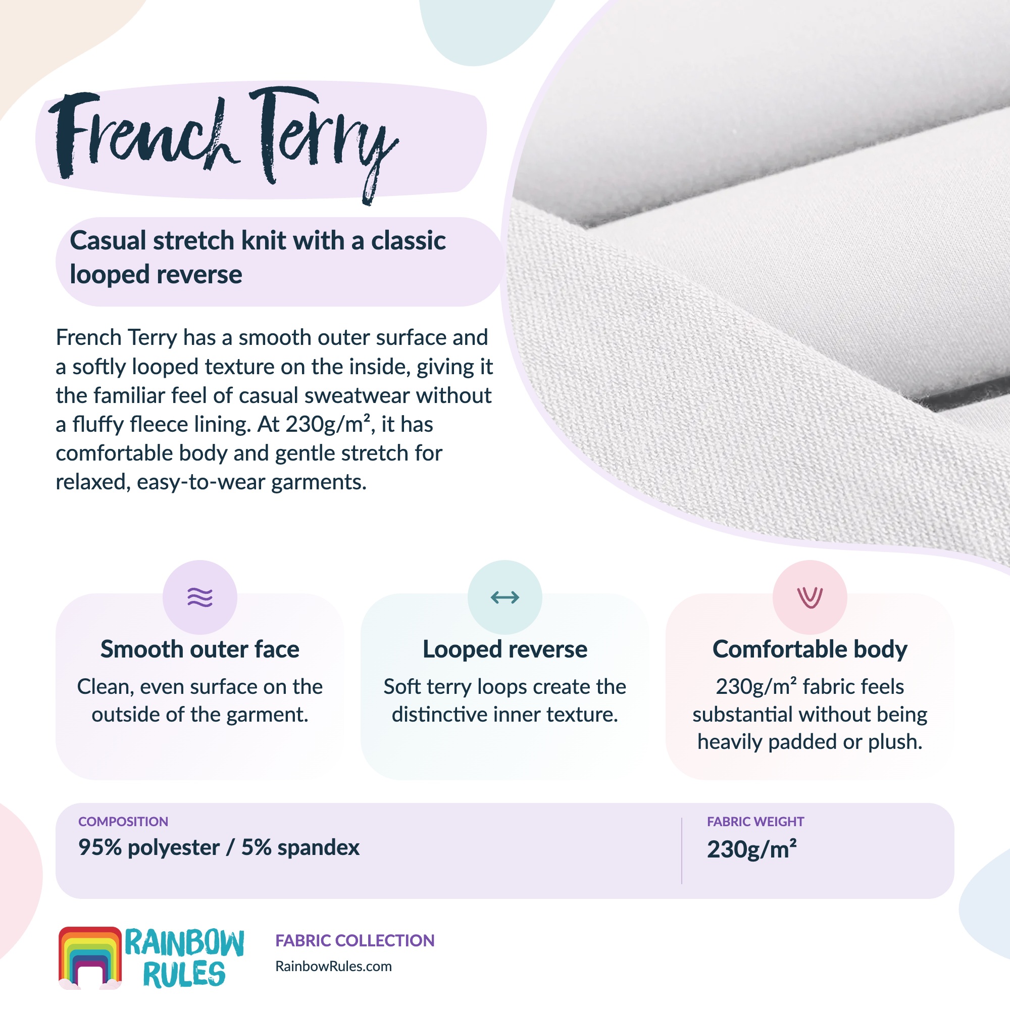 French Terry fabric guide