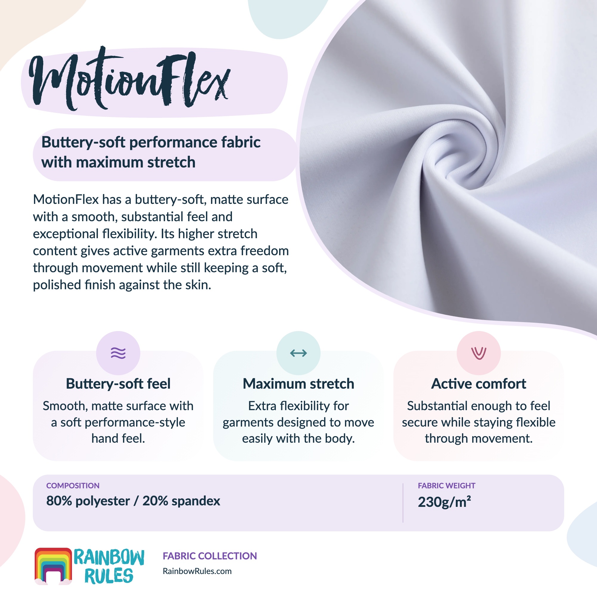 MotionFlex fabric guide